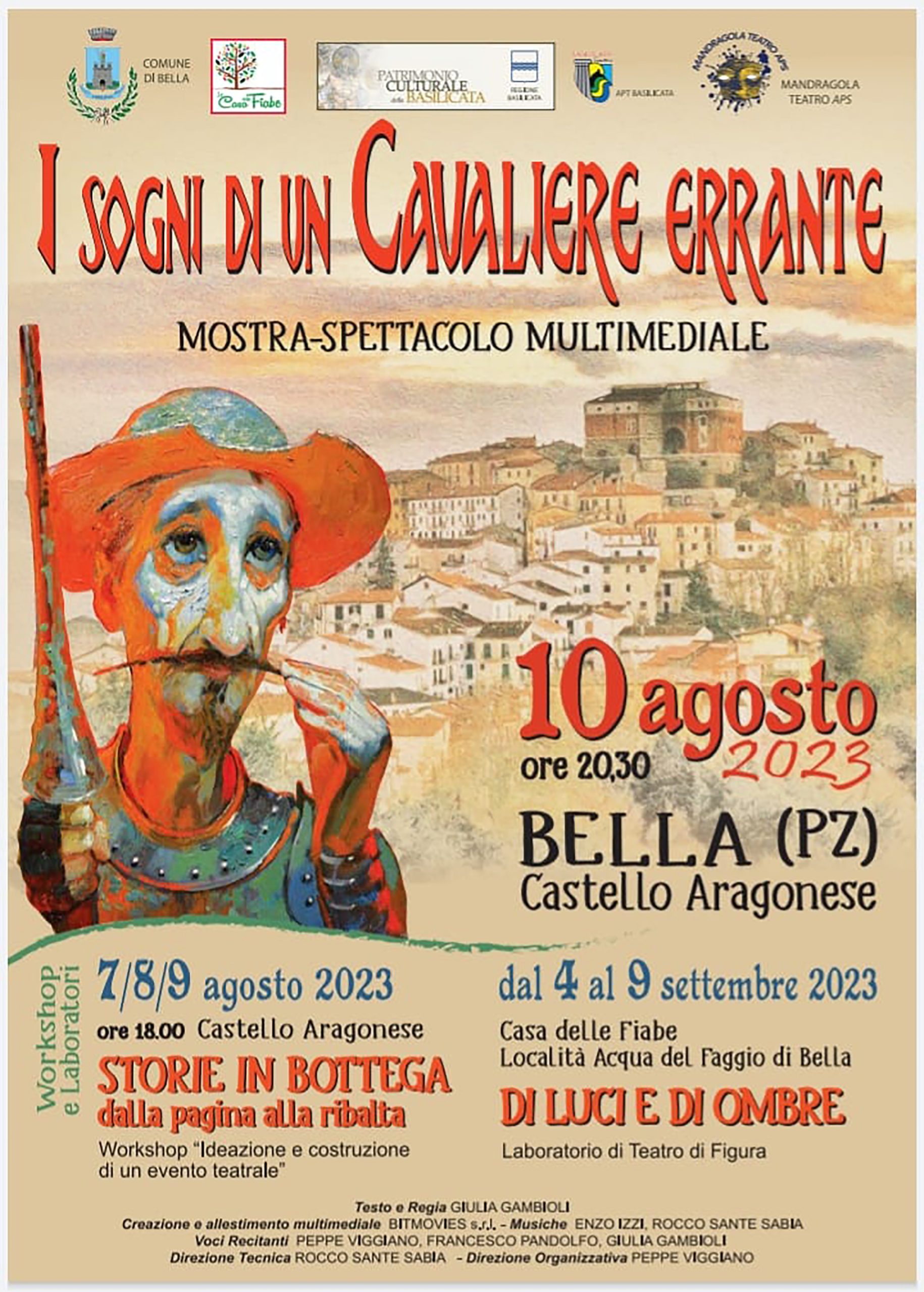 Manifesto I SOGNI DI UN CAVALIERE ERRANTE